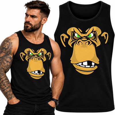 TANK TOP  HORROR ANGRY MONKEY